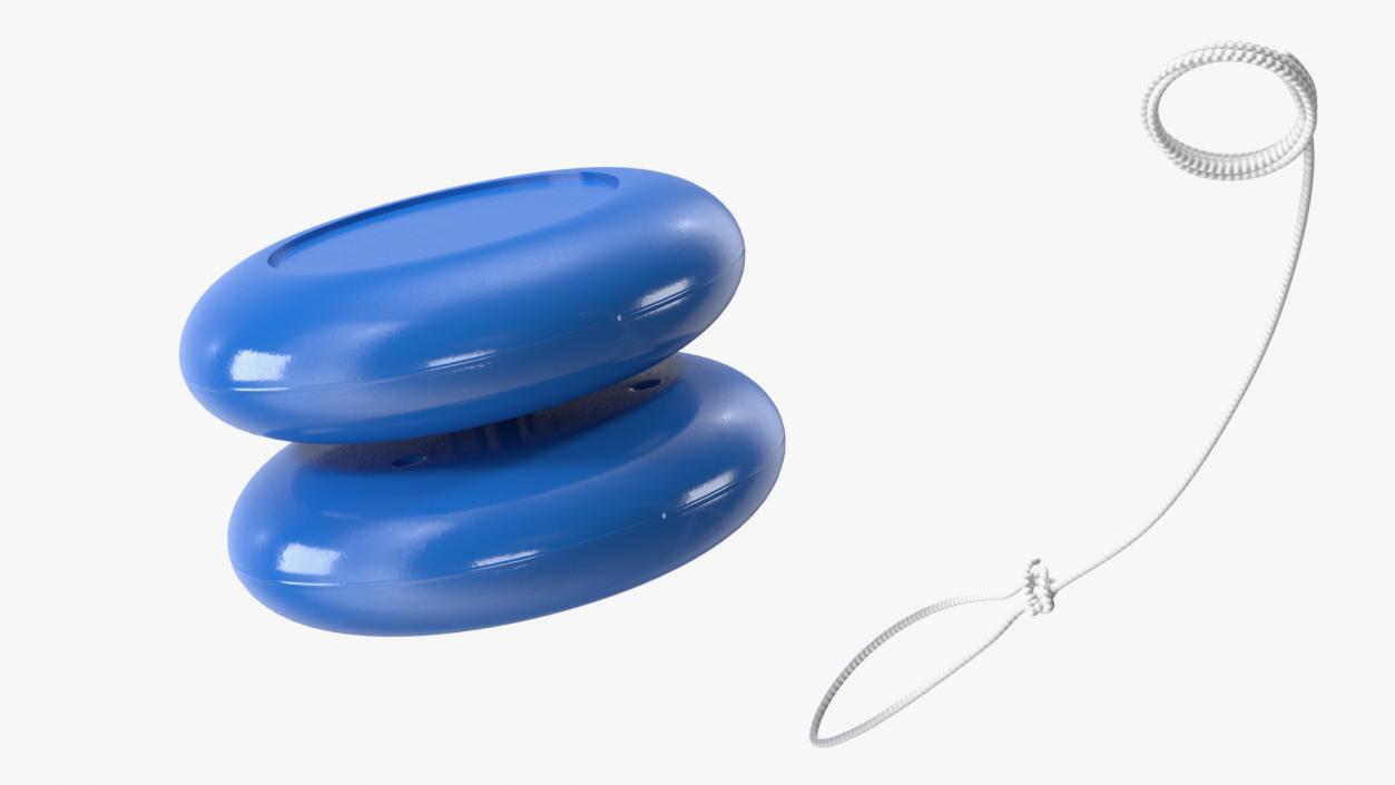 Yo-Yo Toy Blue 3D model