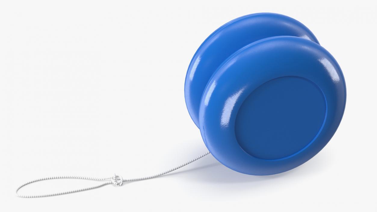 Yo-Yo Toy Blue 3D model