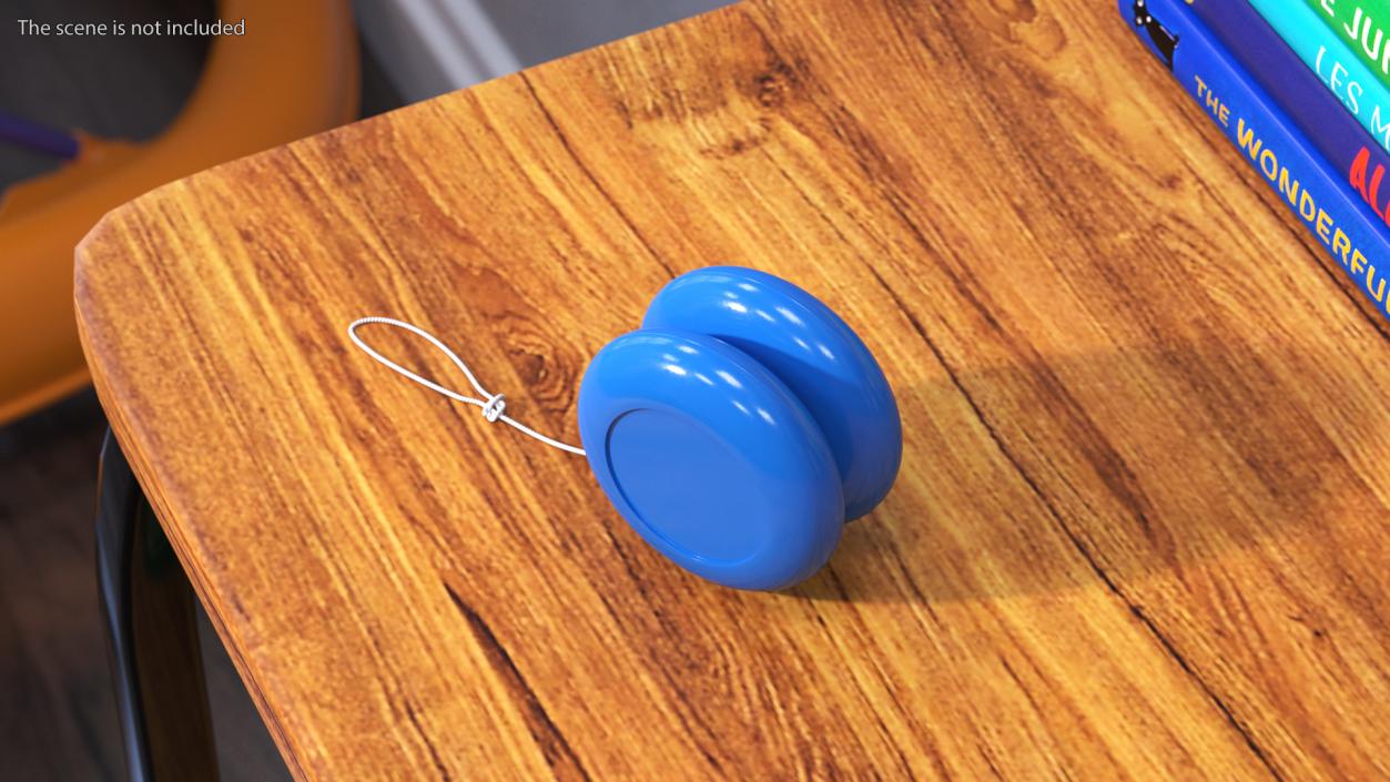 Yo-Yo Toy Blue 3D model