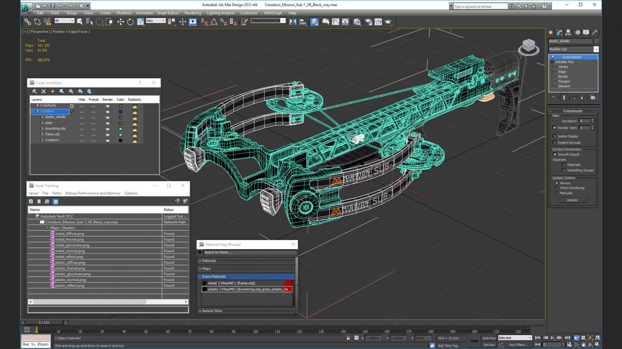 3D Crossbow Mission Sub-1 XR Black