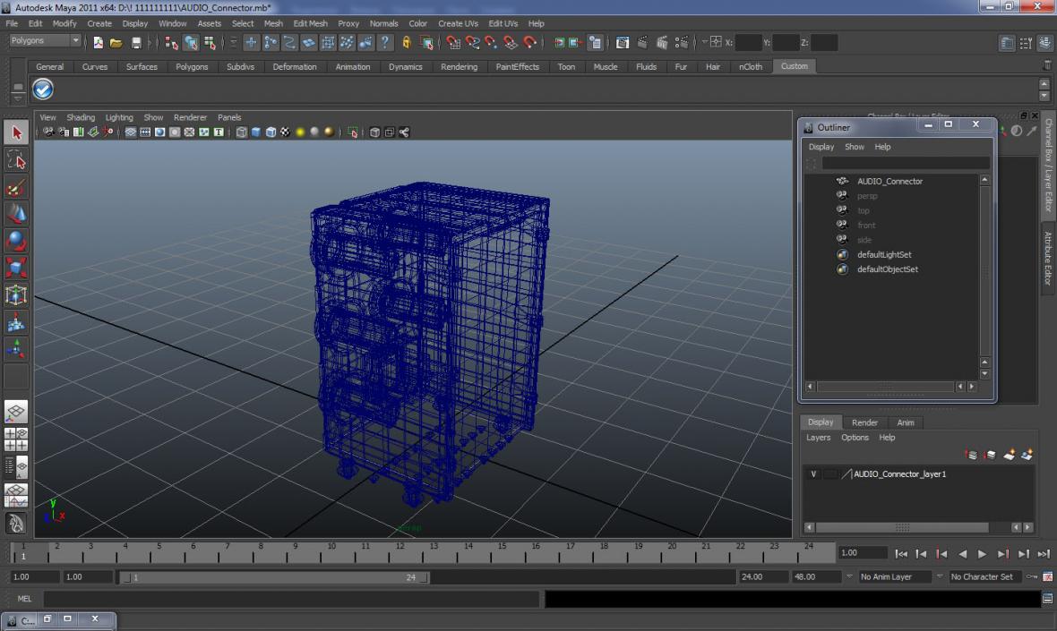 3D model Audio Connector