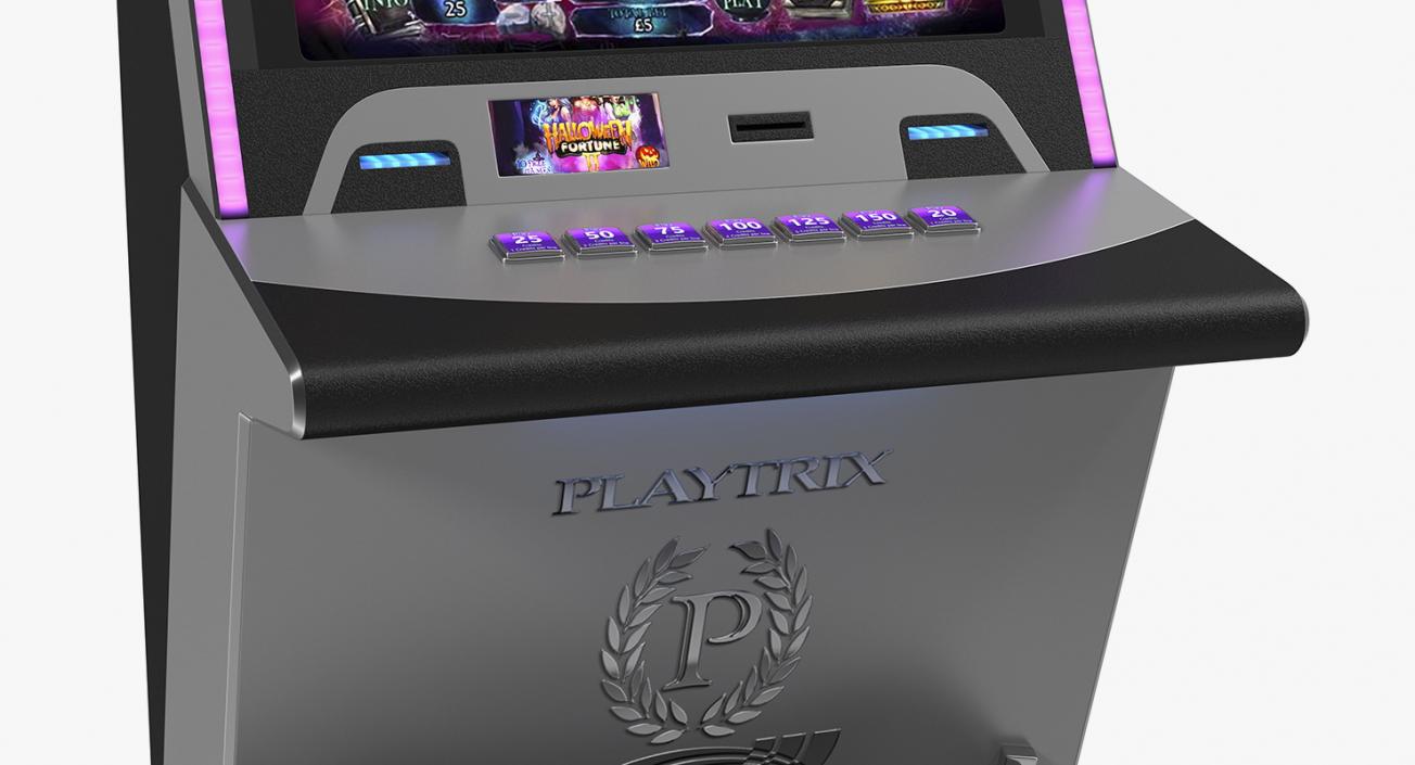 3D Playtrix Casino Slot Machine model