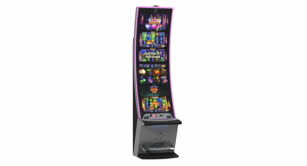 3D Playtrix Casino Slot Machine model