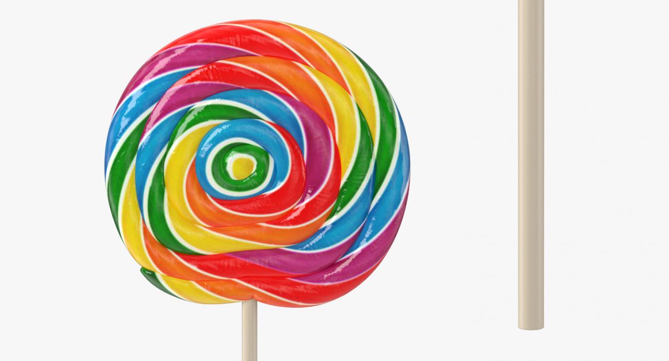 Swirl Lollipop 3D model