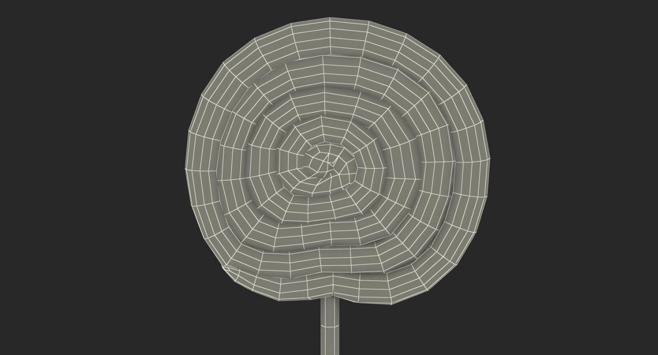 Swirl Lollipop 3D model