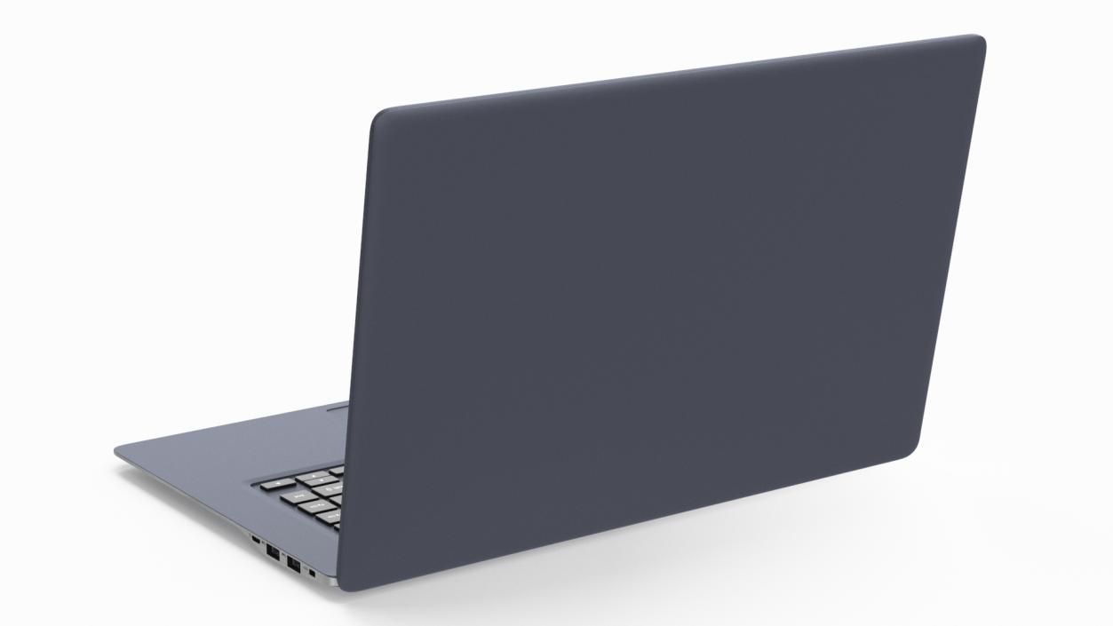 3D Slim Design Laptop model