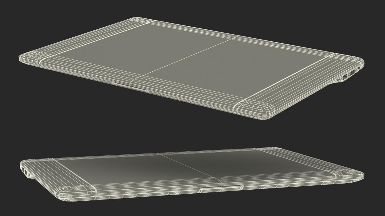 3D Slim Design Laptop model