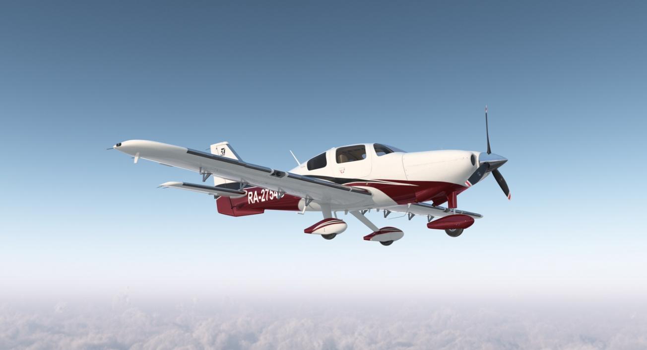 Private Plane Cessna Ttx 3D model