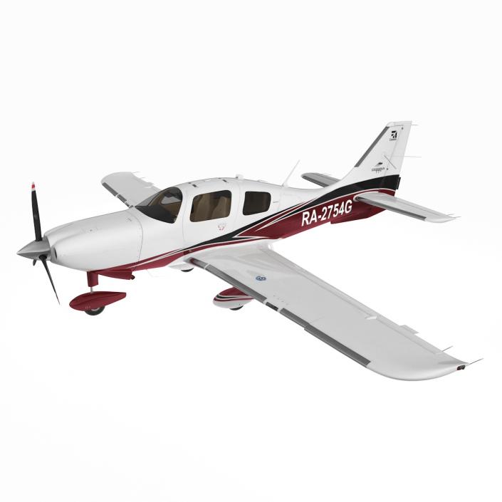 Private Plane Cessna Ttx 3D model