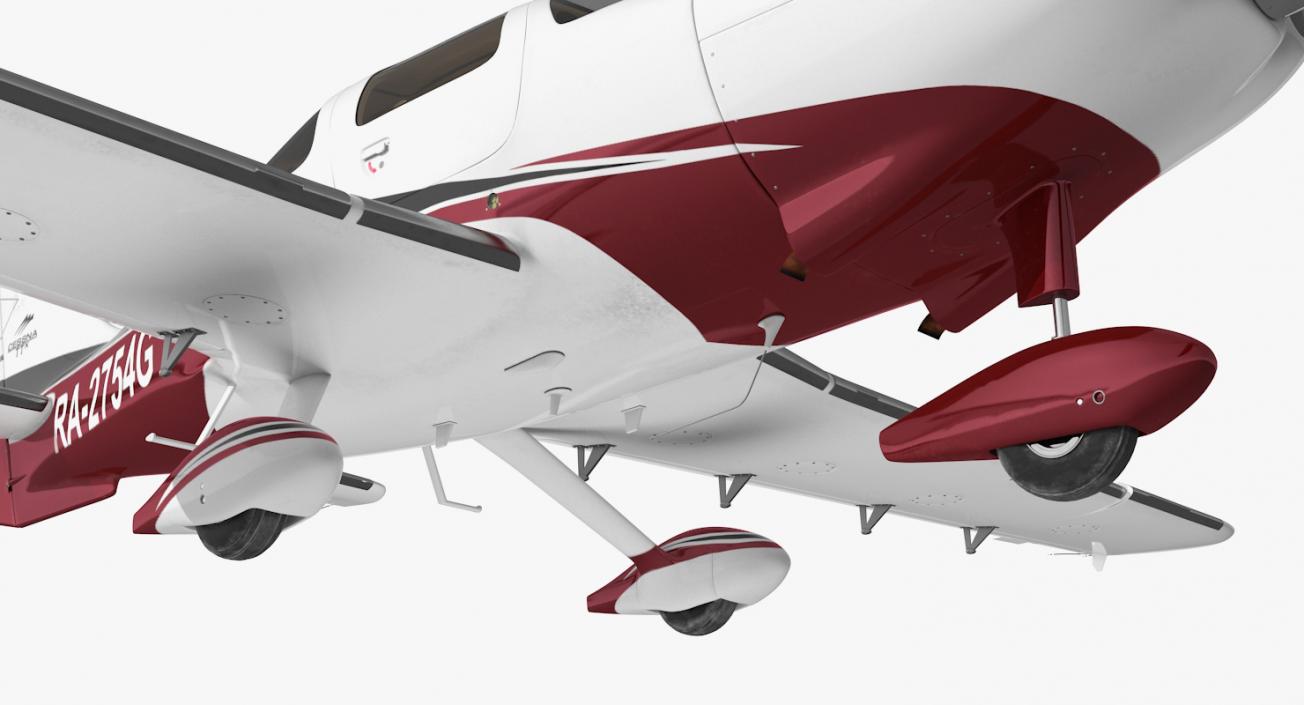 Private Plane Cessna Ttx 3D model