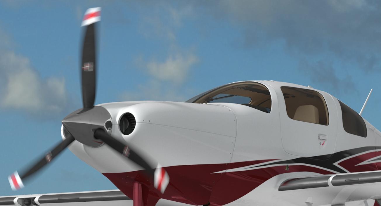 Private Plane Cessna Ttx 3D model