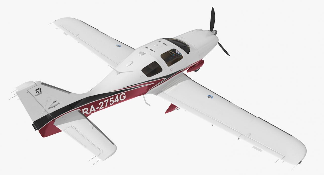 Private Plane Cessna Ttx 3D model