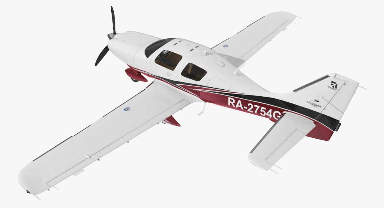 Private Plane Cessna Ttx 3D model