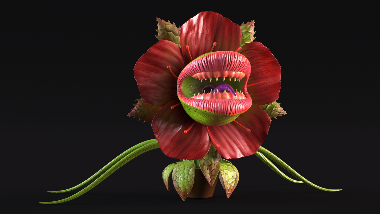 3D Monster Plant model