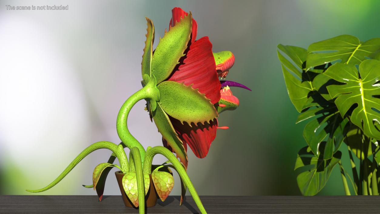 3D Monster Plant model