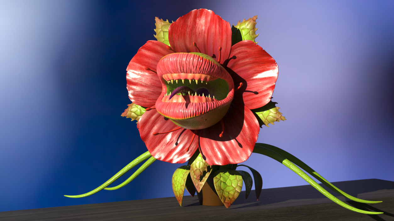 3D Monster Plant model