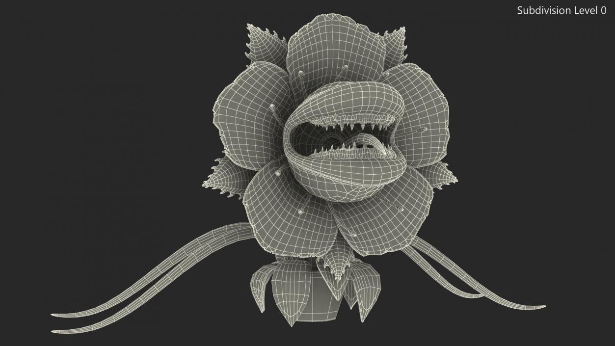 3D Monster Plant model