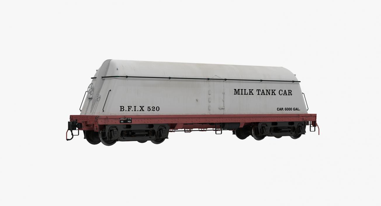 3D Railroad Wagons Collection 2 model