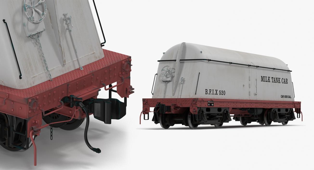 3D Railroad Wagons Collection 2 model