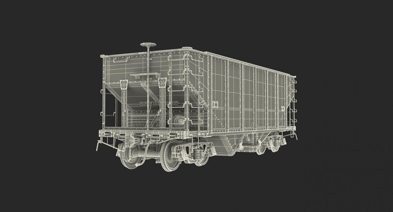 3D Railroad Wagons Collection 2 model