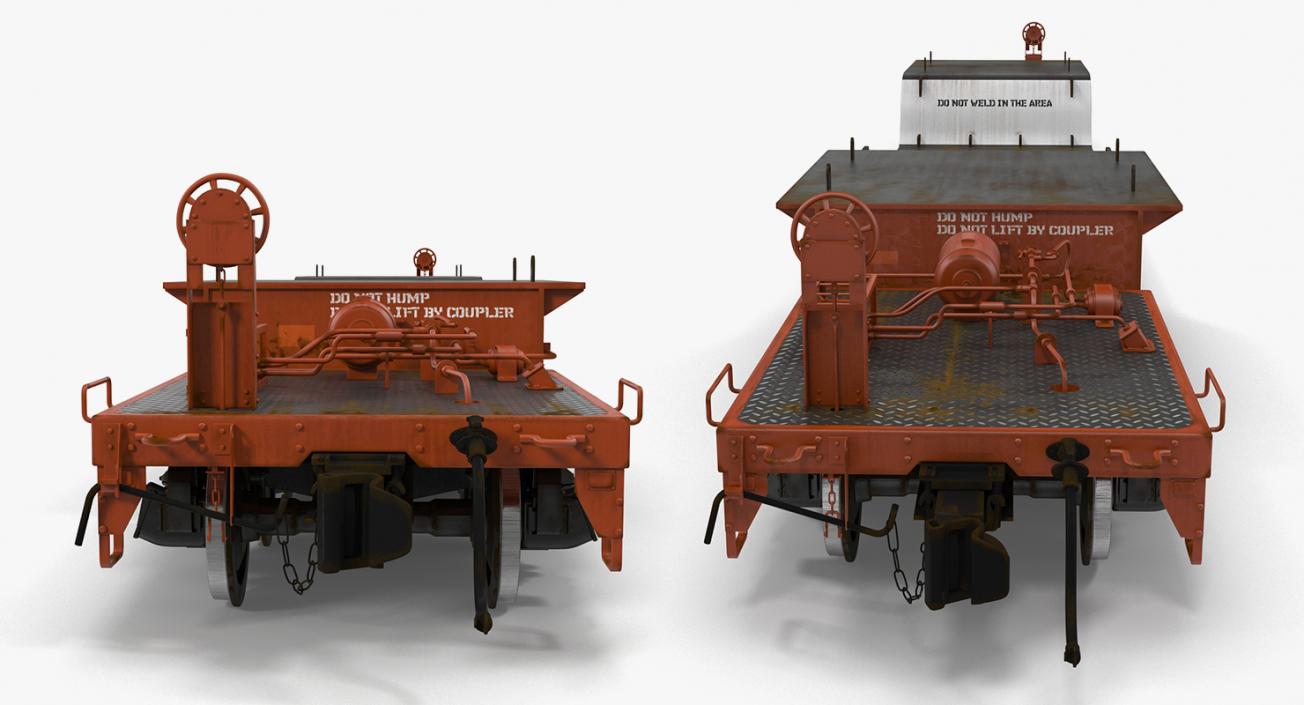 3D Railroad Wagons Collection 2 model