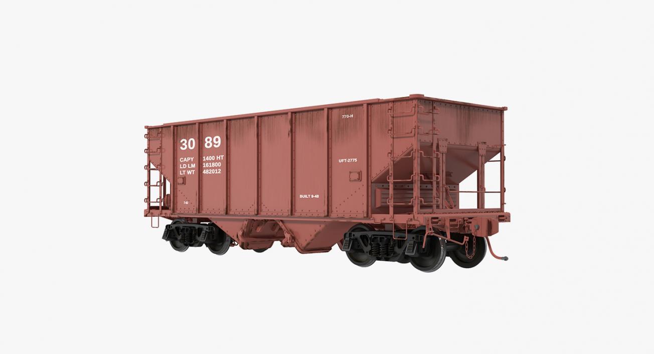 3D Railroad Wagons Collection 2 model