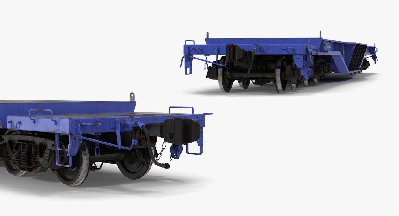 3D Railroad Wagons Collection 2 model