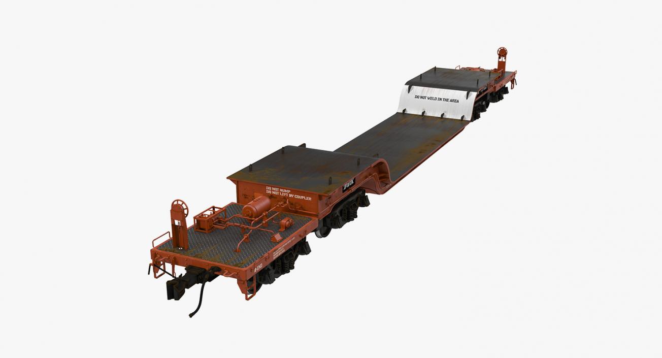 3D Railroad Wagons Collection 2 model