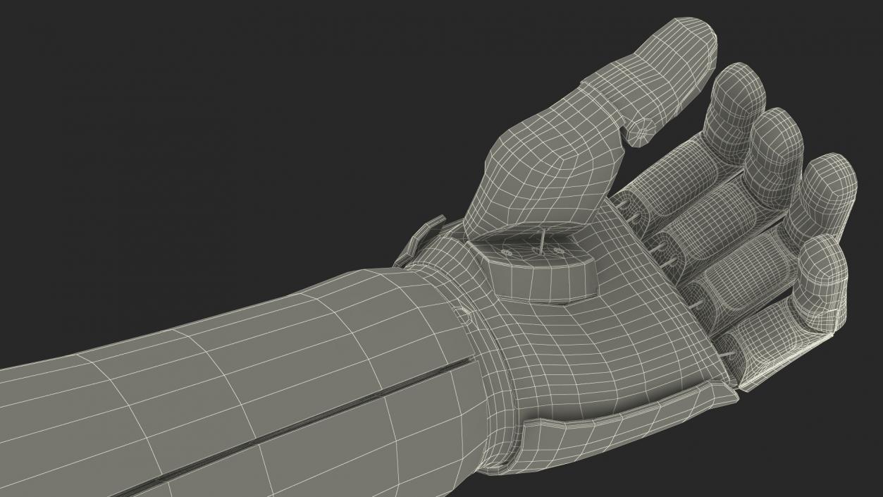 3D model Prosthetic Arms Girl