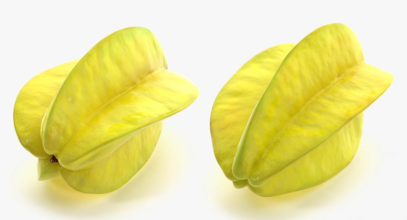 Star Fruit Or Carambola Fruit 3D model