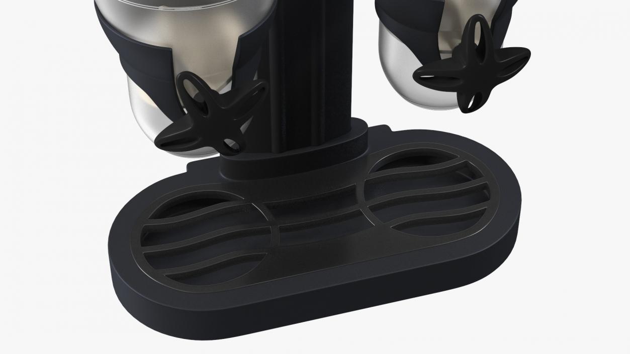 Cereal Dual Dispensers Empty Black 3D model