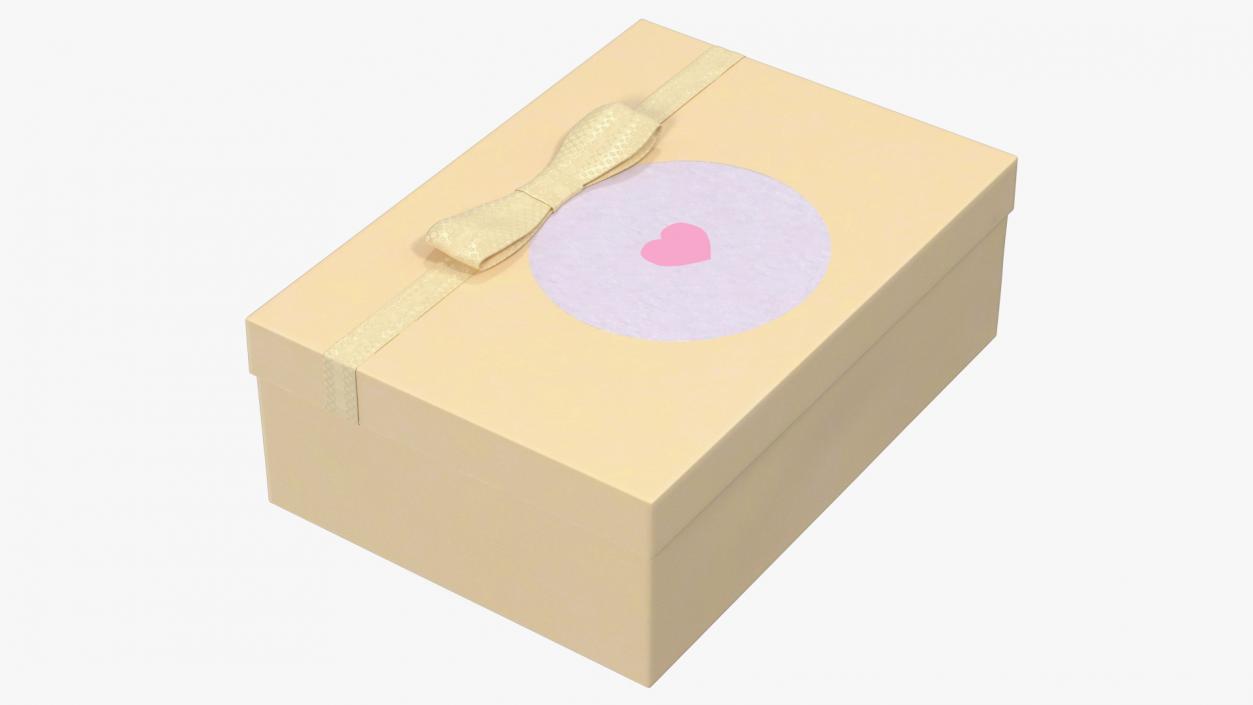 Simple Design Gift Box 3D