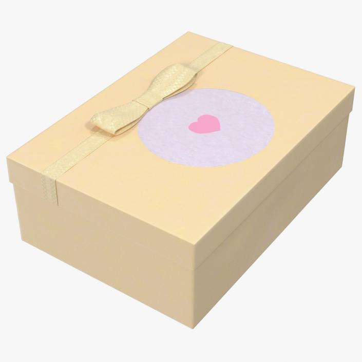 Simple Design Gift Box 3D