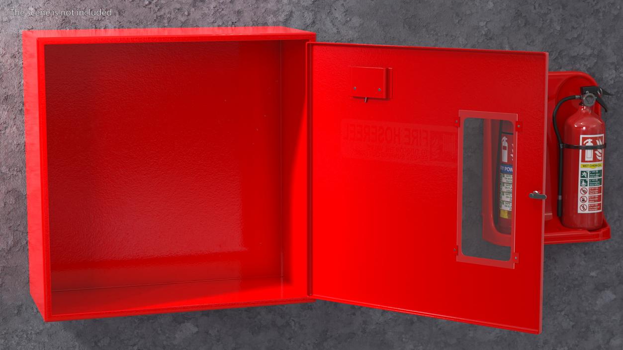 3D Fire Hose Reel Box model