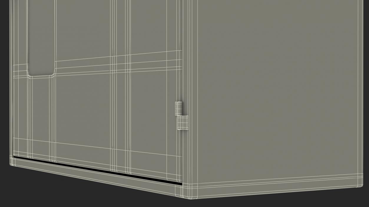 3D Fire Hose Reel Box model