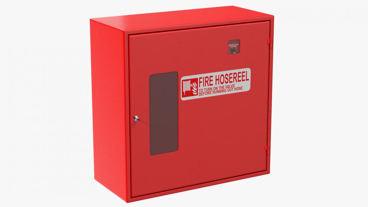 3D Fire Hose Reel Box model