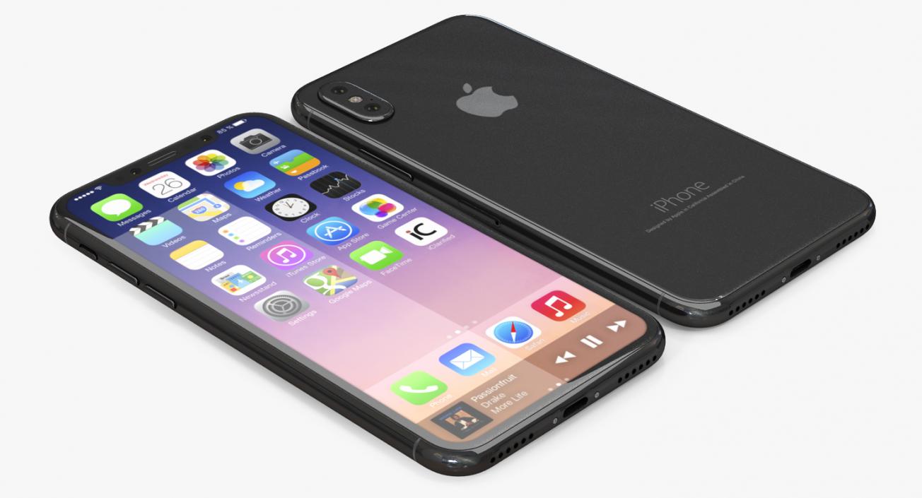 Iphone 8 Concept Black 3D