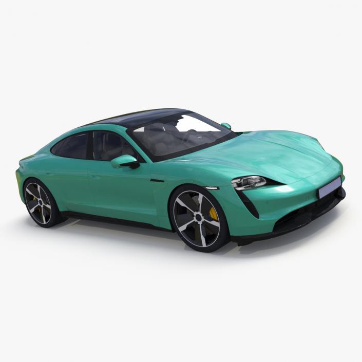 3D model Electric Sports Car Sedan Mint