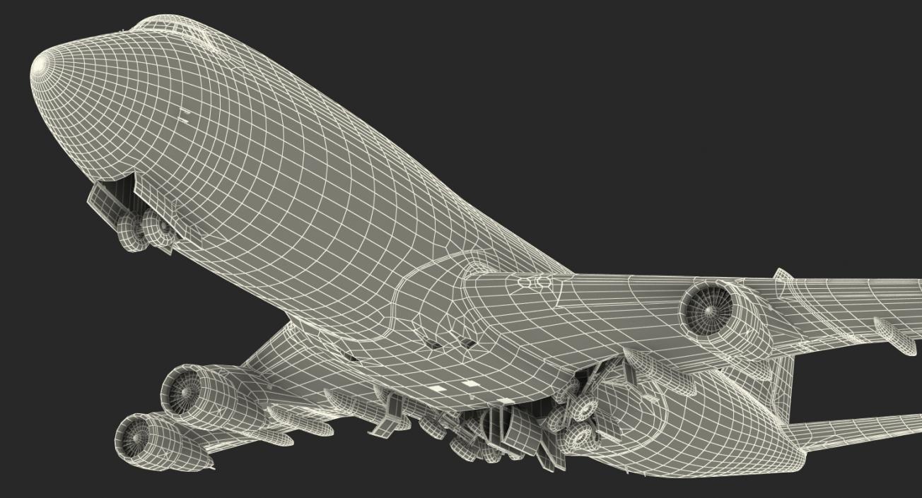 3D Boeing 747-100B Generic model