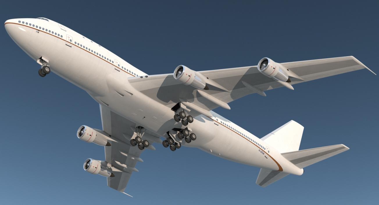 3D Boeing 747-100B Generic model