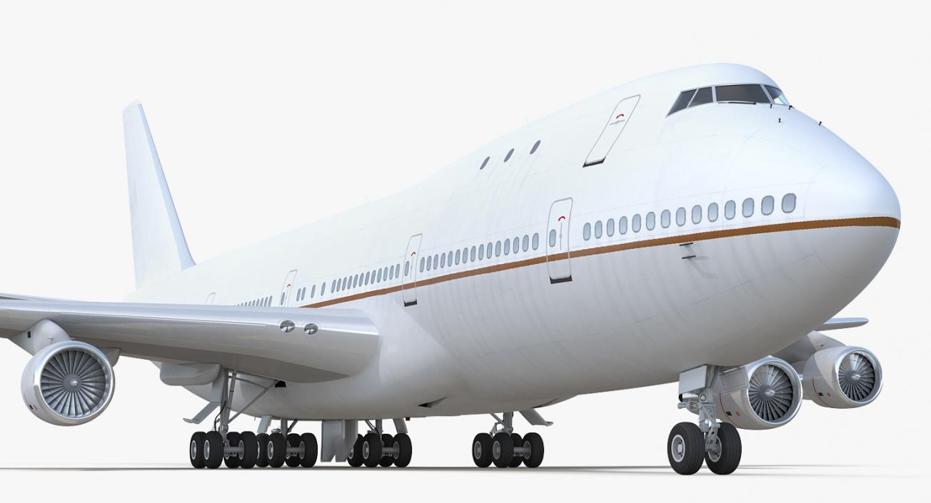 3D Boeing 747-100B Generic model