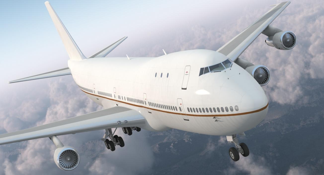 3D Boeing 747-100B Generic model