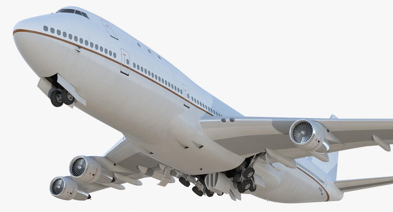 3D Boeing 747-100B Generic model