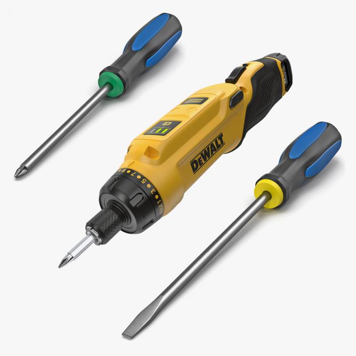 3D Screwdrivers 3D Models Collection model