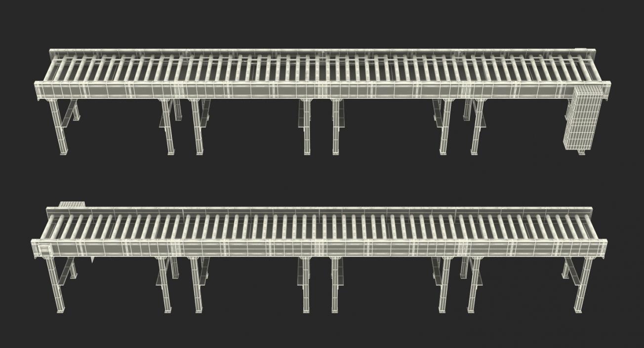 Roller Conveyors Collection 3D