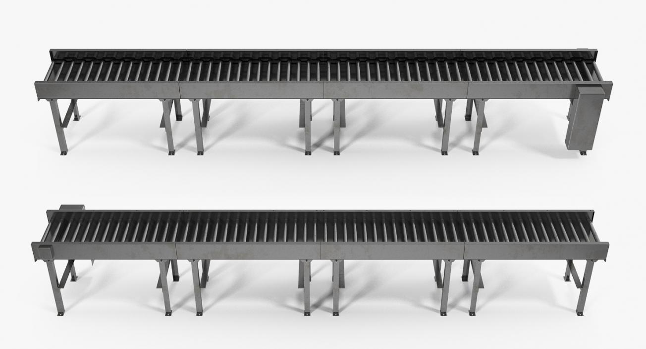 Roller Conveyors Collection 3D