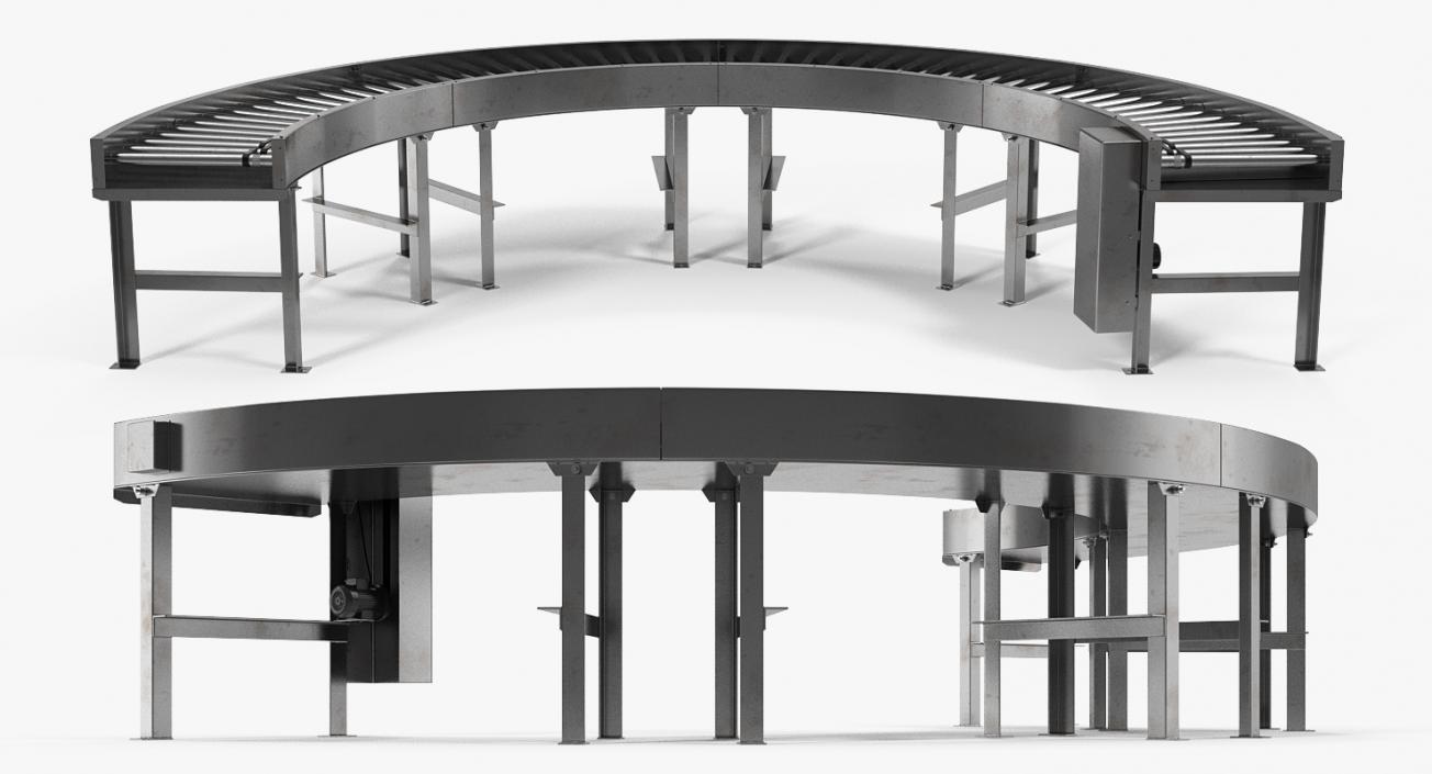 Roller Conveyors Collection 3D