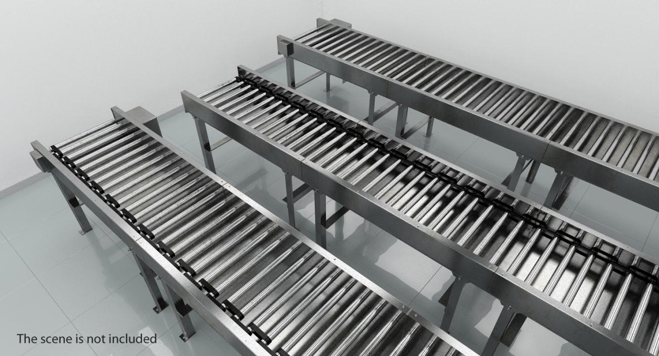 Roller Conveyors Collection 3D