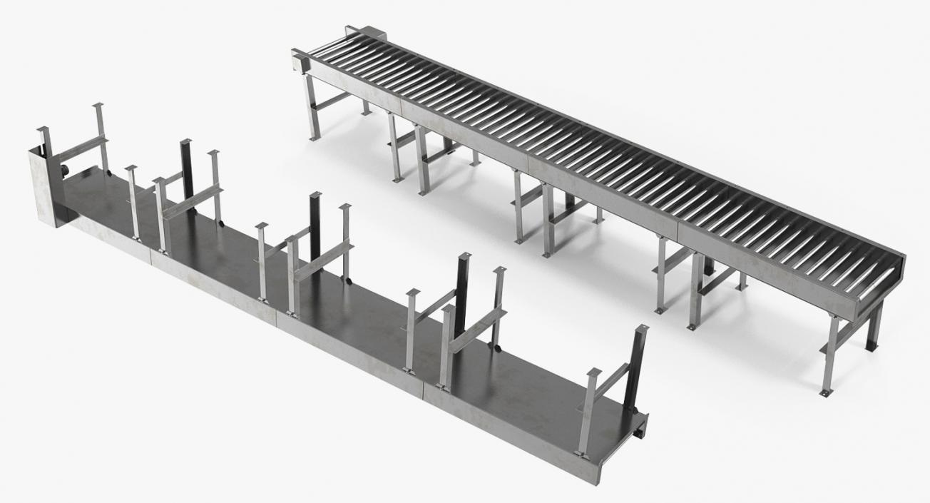 Roller Conveyors Collection 3D