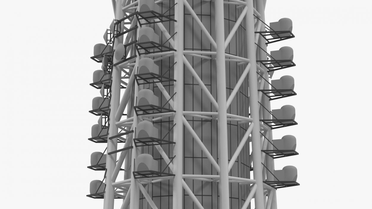 Tokyo Skytree Broadcasting Tower 3D